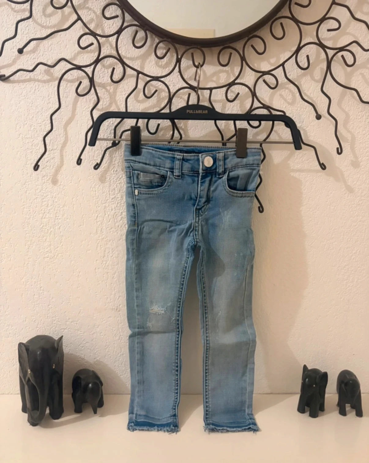 Jeans skinny IKKS claro lavado - Tamanho 4 anos (104 cm) – photo 2